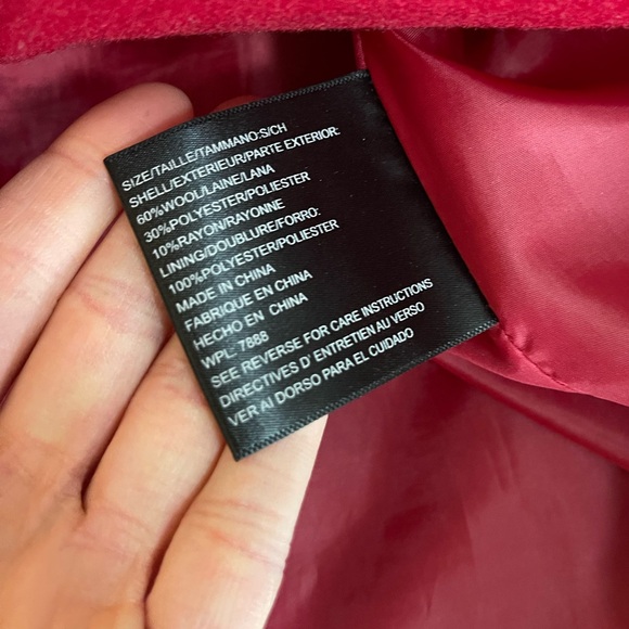 Michael Kors | Red | Double Breasted | Pea Coat - Picture 5 of 13